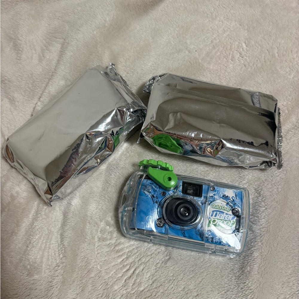 TWO Fuji film waterproof disposable cameras